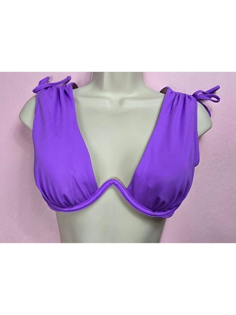 Shade & Shore Purple Bikini Top 34C